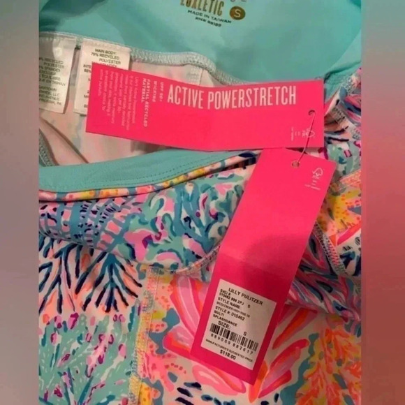 NWT Lilly Pulitzer Weekender High Rise Leggings Splash dance Size Small - Picture 11 of 11